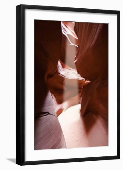 Light Beam, Slot Canyon, Arizona-George Oze-Framed Photographic Print