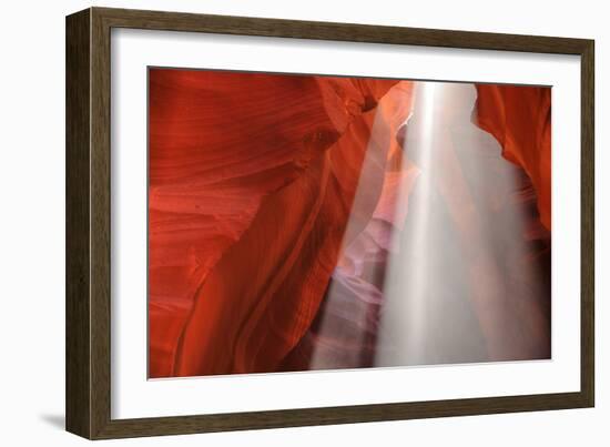 Light Beneath The Earth, Upper Antelope Canyon, Arizona-Vincent James-Framed Photographic Print
