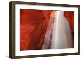 Light Beneath The Earth, Upper Antelope Canyon, Arizona-Vincent James-Framed Photographic Print