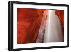 Light Beneath The Earth, Upper Antelope Canyon, Arizona-Vincent James-Framed Photographic Print