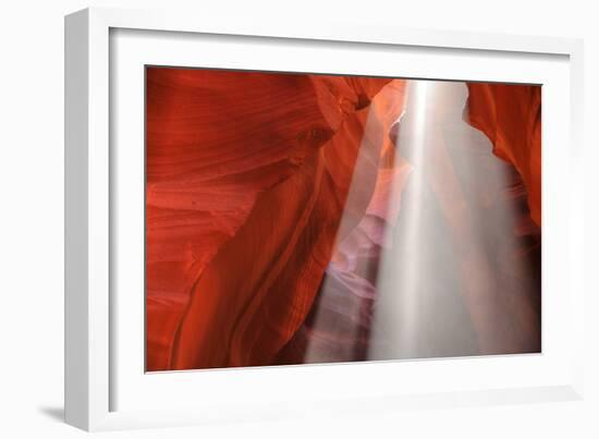 Light Beneath The Earth, Upper Antelope Canyon, Arizona-Vincent James-Framed Photographic Print