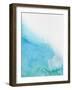 Light Blue Abstract Watercolor I-Hallie Clausen-Framed Art Print