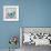 Light Blue Butterfly-Alan Hopfensperger-Framed Art Print displayed on a wall