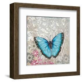 Light Blue Butterfly-Alan Hopfensperger-Framed Art Print