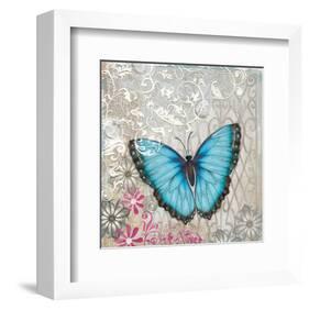 Light Blue Butterfly-Alan Hopfensperger-Framed Art Print