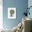 Light Blue Hot Air Balloon-Fab Funky-Art Print displayed on a wall