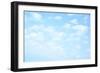 Light Blue Sky with Clouds, May Be Used as Background-Zoom-zoom-Framed Premium Photographic Print