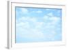 Light Blue Sky with Clouds, May Be Used as Background-Zoom-zoom-Framed Photographic Print