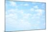 Light Blue Sky with Clouds, May Be Used as Background-Zoom-zoom-Mounted Photographic Print