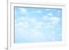 Light Blue Sky with Clouds, May Be Used as Background-Zoom-zoom-Framed Photographic Print