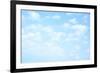 Light Blue Sky with Clouds, May Be Used as Background-Zoom-zoom-Framed Photographic Print