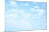 Light Blue Sky with Clouds, May Be Used as Background-Zoom-zoom-Mounted Photographic Print