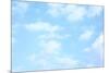 Light Blue Spring Sky with Clouds, May Be Used as Background-Zoom-zoom-Mounted Photographic Print