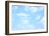 Light Blue Spring Sky with Clouds, May Be Used as Background-Zoom-zoom-Framed Photographic Print