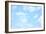 Light Blue Spring Sky with Clouds, May Be Used as Background-Zoom-zoom-Framed Photographic Print