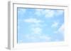 Light Blue Spring Sky with Clouds, May Be Used as Background-Zoom-zoom-Framed Photographic Print