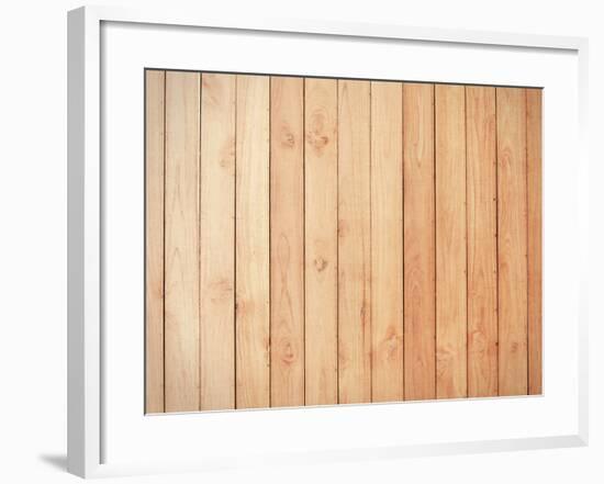 Light Brown Wood Background-naihei-Framed Photographic Print