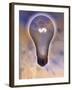 Light Bulb and Dollar Sign-null-Framed Photographic Print