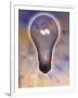 Light Bulb and Dollar Sign-null-Framed Photographic Print