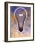 Light Bulb and Dollar Sign-null-Framed Photographic Print