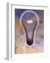 Light Bulb and Dollar Sign-null-Framed Photographic Print
