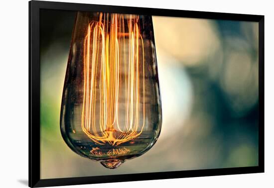 Light Bulb Closeup-null-Framed Photo