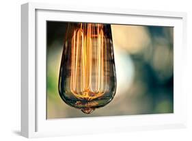 Light Bulb Closeup-null-Framed Photo