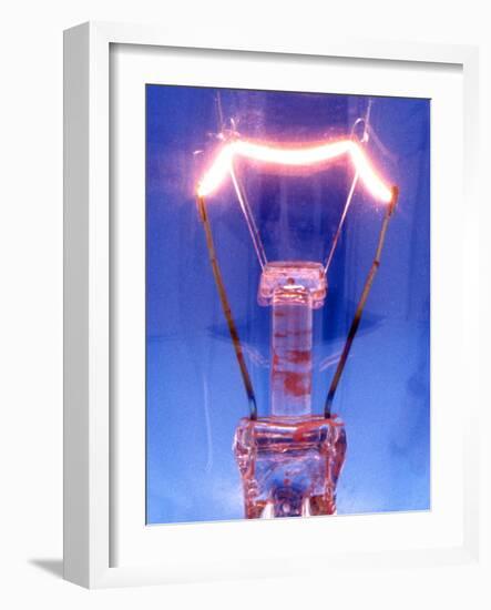 Light Bulb Filament-Victor De Schwanberg-Framed Photographic Print