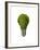 Light Bulb with Tree Inside Glass, Isolated on White Background-null-Framed Art Print