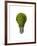 Light Bulb with Tree Inside Glass, Isolated on White Background-null-Framed Art Print