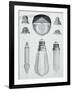 Light Bulbs on Display-null-Framed Giclee Print