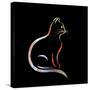 Light Cat-Ata Alishahi-Stretched Canvas