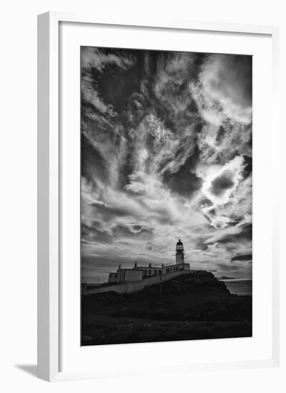 Light Change Over Lighthouse-Rory Garforth-Framed Photographic Print