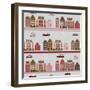 Light City Pattern-Yuyula-Framed Art Print