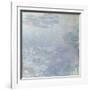 Light Coloured Nympheas, 1917-25 (Oil on Canvas)-Claude Monet-Framed Giclee Print