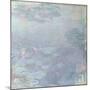 Light Coloured Nympheas, 1917-25 (Oil on Canvas)-Claude Monet-Mounted Giclee Print