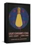Light Consumes Coal-null-Framed Stretched Canvas