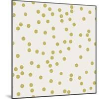 Light Cream Golden Round Confetti-Tina Lavoie-Mounted Giclee Print