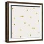 Light Cream Golden Squares Confetti-Tina Lavoie-Framed Giclee Print