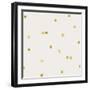 Light Cream Golden Squares Confetti-Tina Lavoie-Framed Giclee Print