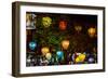 Light decoration. Hoi An. Tet Festival, New Year celebration. Vietnam.-Tom Norring-Framed Photographic Print