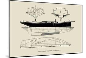 Light-Draft Cutter Mignonette-Charles P. Kunhardt-Mounted Art Print