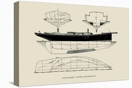 Light-Draft Cutter Mignonette-Charles P. Kunhardt-Stretched Canvas