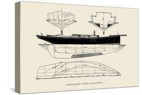 Light-Draft Cutter Mignonette-Charles P. Kunhardt-Stretched Canvas