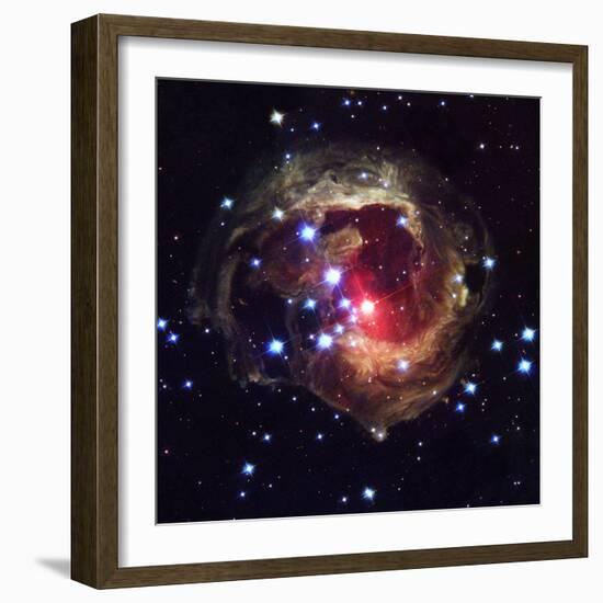 Light Echoes Around V838 Monocerotis Star-null-Framed Premium Photographic Print