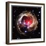 Light Echoes From Exploding Star-null-Framed Premium Photographic Print