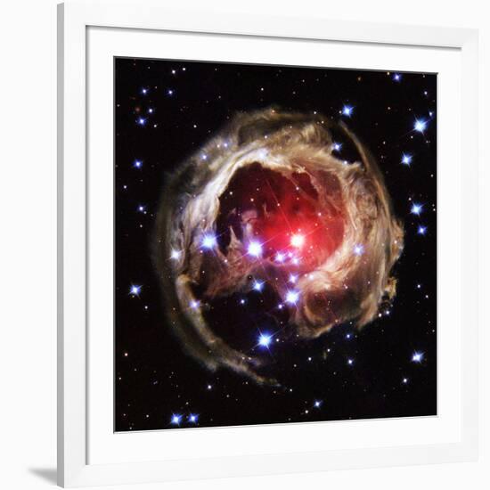 Light Echoes From Exploding Star-null-Framed Photographic Print