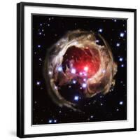 Light Echoes From Exploding Star-null-Framed Photographic Print