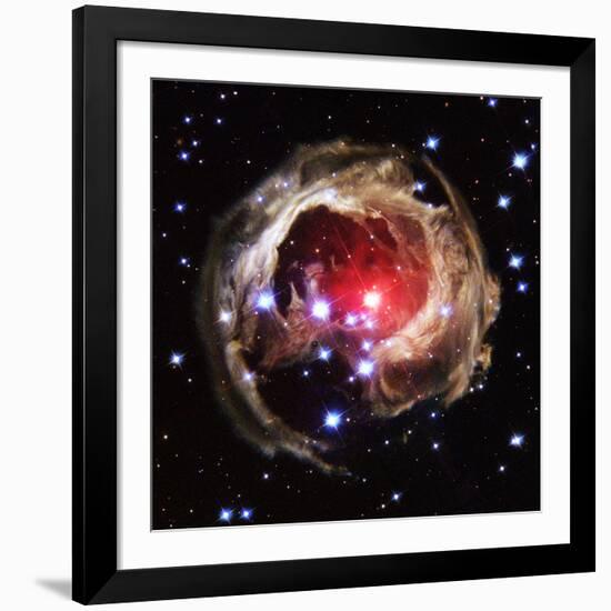 Light Echoes From Exploding Star-null-Framed Photographic Print