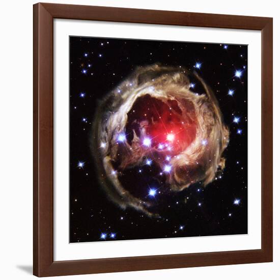 Light Echoes From Exploding Star-null-Framed Photographic Print